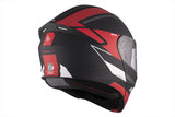 MT GENESIS SV CAVE A5 MATE CASCO DE MOTO ABATIBLE HACIA ARRIBA - CASCO