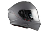 MT Genesis SV Solid A1 en titanio mate Casco modular para motocicleta - SECURTEX MOTOR S.L (t/a MaximoMoto)