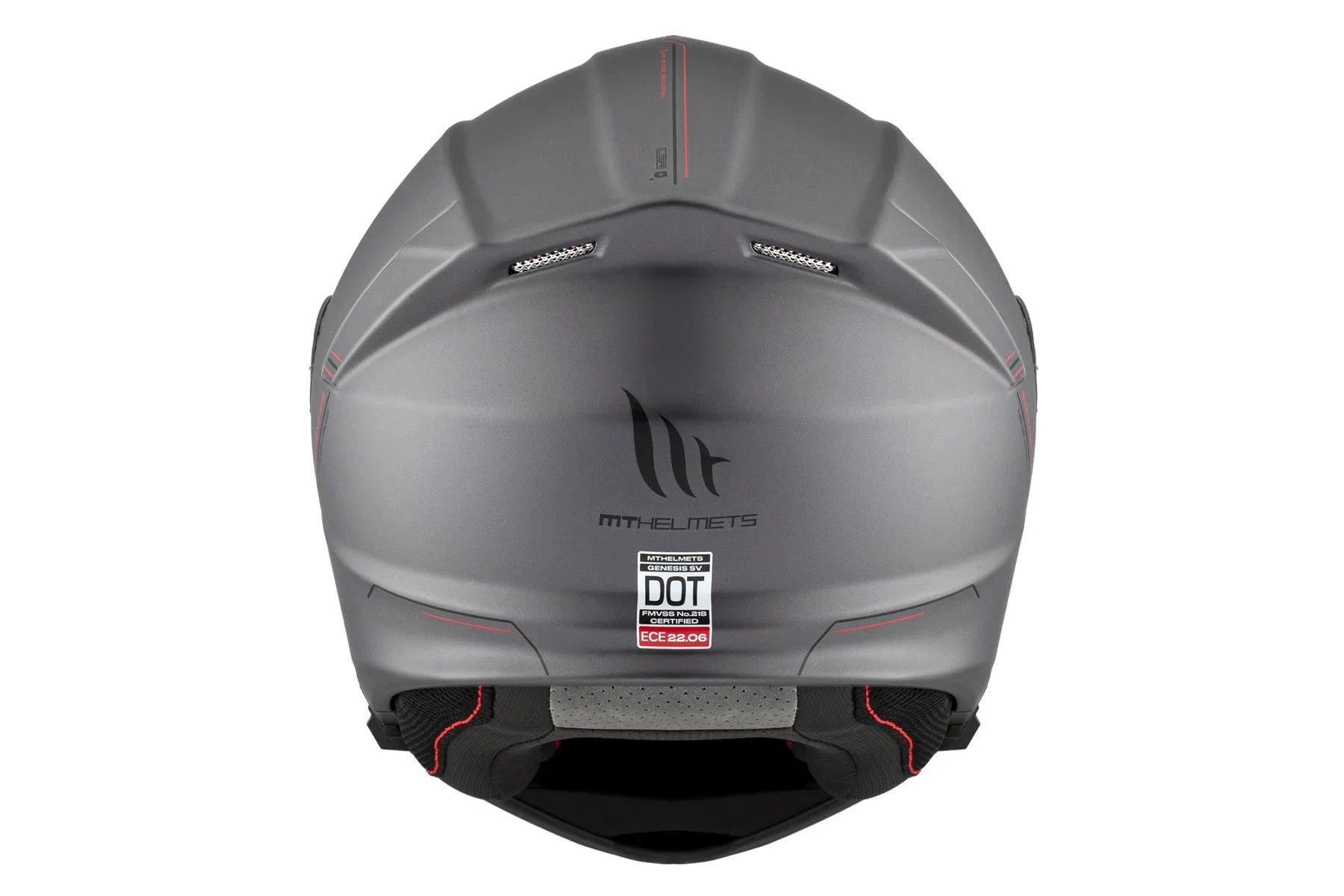 MT Genesis SV Solid A1 en titanio mate Casco modular para motocicleta - SECURTEX MOTOR S.L (t/a MaximoMoto)
