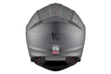 MT Genesis SV Solid A1 en titanio mate Casco modular para motocicleta - SECURTEX MOTOR S.L (t/a MaximoMoto)