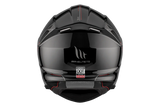 MT Genesis SV Solid A1 abatible, negro brillante Casco de motocicleta - SECURTEX MOTOR S.L (t/a MaximoMoto)