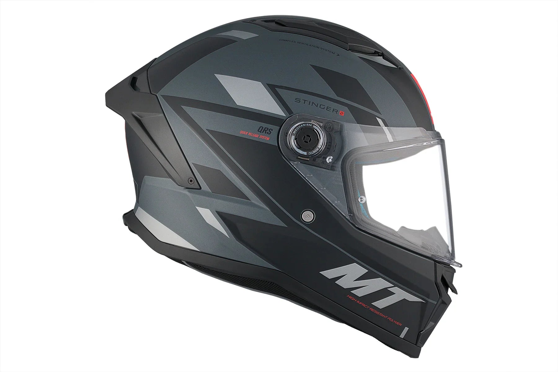 MT Stinger 2 Zivze C2 Casco integral para motocicleta Mate - CASCO