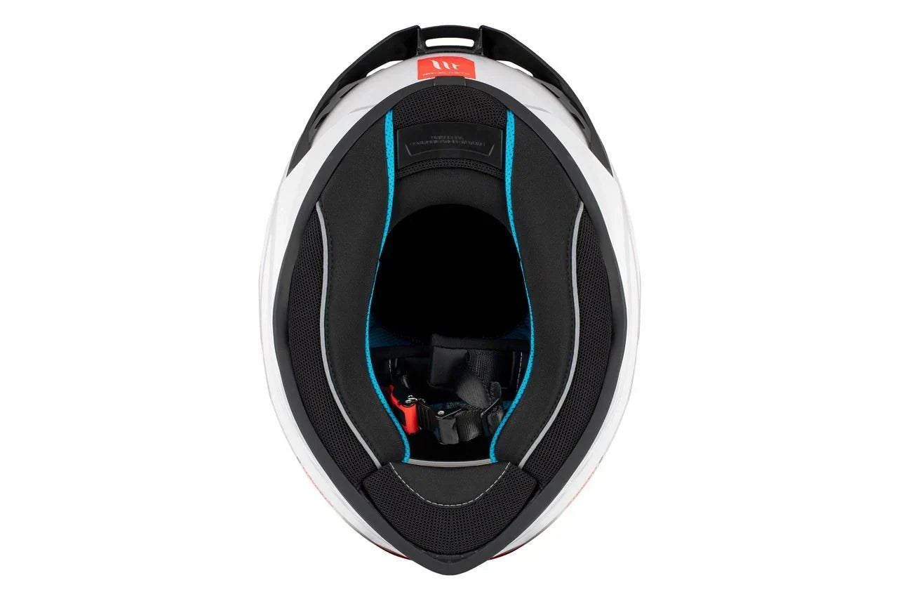 MT Stinger 2 Solid A0 blanco perlado brillante Cascos integrales - CASCO