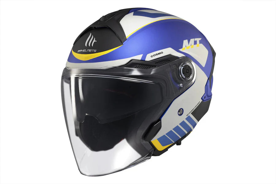 MT COSMO SV CRUISER C7 Casco Jet Para Moto De Turismo Urbano Mate - CASCO