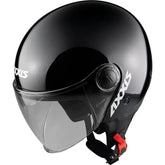 AXXIS OF501B SQUARE S SOLID A1 CASCO DE MOTO NEGRO BRILLO