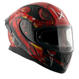 AXOR APEX VENOMOUS DV CASCO INTEGRAL DE MOTOCICLETA NEGRO_ROJO