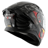 AXOR APEX VENOMOUS DV CASCO INTEGRAL DE MOTOCICLETA NG MATE_GRIS