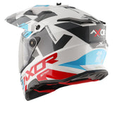 AXOR X-CROSS D/V X1 CASCO BLANCO ROJO AZUL