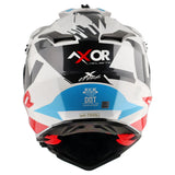 AXOR X-CROSS D/V X1 CASCO BLANCO ROJO AZUL