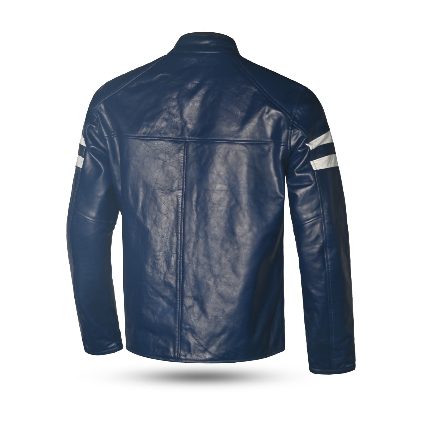 BELA-MILANO CHAQUETA PIEL MODA AZUL/BLANCO - SECURTEX MOTOR S.L (t/a MaximoMoto)