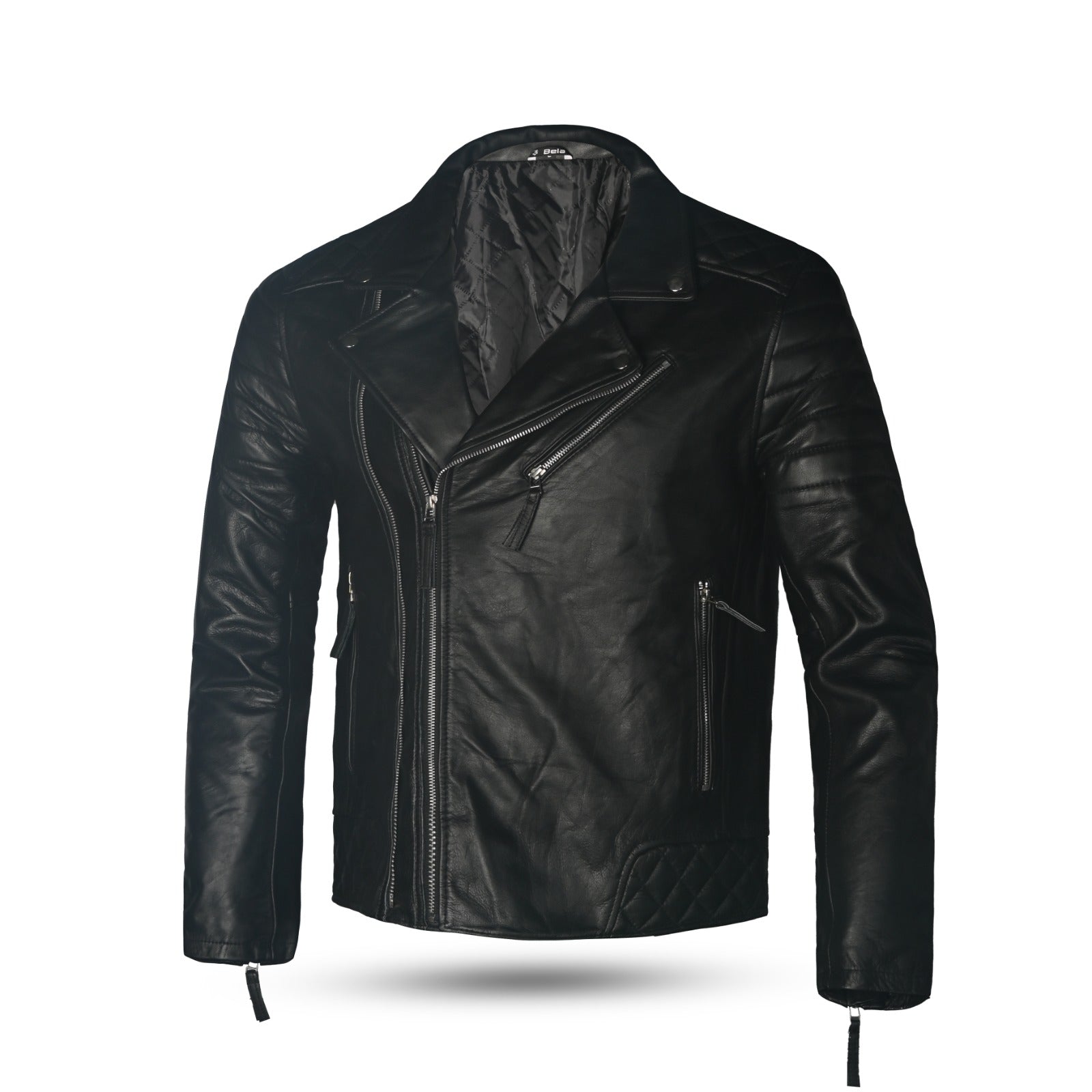 BELA - SWISS MAN CHAQUETA DE PIEL MODA NEGRO - SECURTEX MOTOR S.L (t/a MaximoMoto)