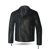 BELA - SWISS MAN CHAQUETA DE PIEL MODA NEGRO - SECURTEX MOTOR S.L (t/a MaximoMoto)