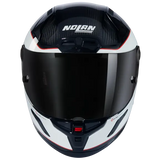 NOLAN X-804 RS ULTRA CARBON ASSO DI PICCHE 343 Integral Casco Bianco Rosso