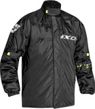 IXON Madden hombre Chaqueta de lluvia negra amarilla