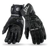 SEVENTY DEGREES SD-R12 VERANO GUANTE DE MOTO RACING HOMBRE NEGRO