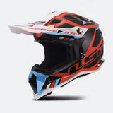 LS2 MX700 SUBVERTER STOMP CASCO DE MOTO BLANCO AZUL ROJO