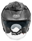 PREMIER JT5 CARBON CASCO ABIERTO DE MOTOCICLETA