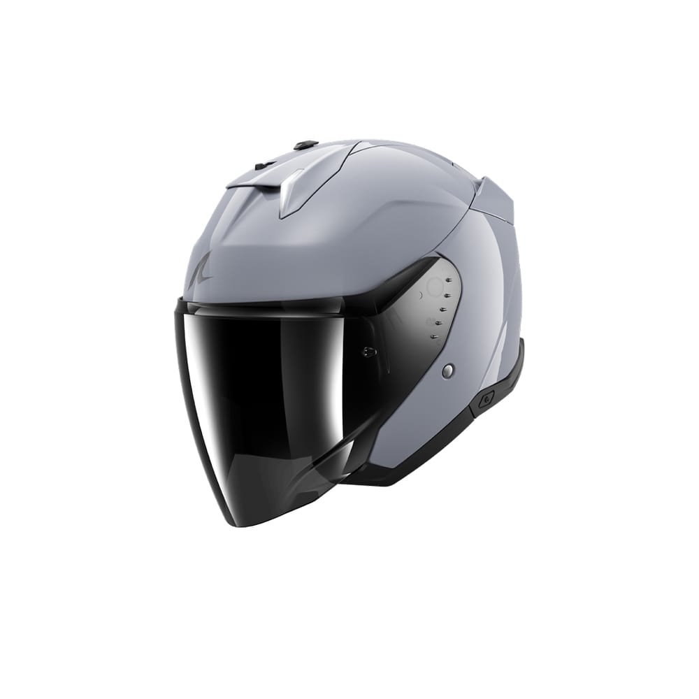 Shark Skwal I3 Dark Shadow Urban Touring jet Casco plata