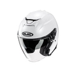 HJC i31 UNI Casco De Moto Jet Urbano Blanco Perla