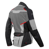 SEVENTY SD-JT70 ATACAMA CHAQUETA DE VERANO PARA HOMBRE NEGRO/GRIS/ROJO BACK