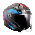 LS2 OF603 INFINITY II C CASCO DE MOTO URUS AZUL ROJO