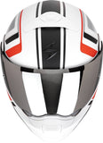 SCORPION EXO-930 EVO ARDENS CASCO MODULAR NEGRO MATE NEGRO ROJO