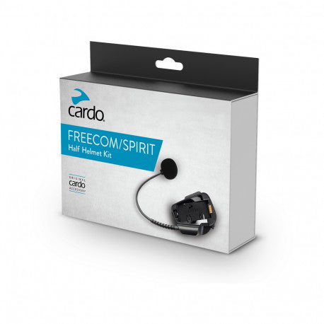 Base de audio CARDO con micrófono externo Freecom Spirit Series para casco Jet