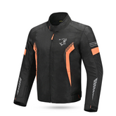 BELA BRADLEY DE TEXTIL JAQUETE DE MOTO HOMES NEGRO NARANJA