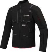 IXON M-SKEID Moto Hombre Chaqueta Textil Negro/Brillante/Rojo