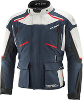 IXON Midgard C Chaqueta Textil Impermeable Motocicleta Gris/Azul