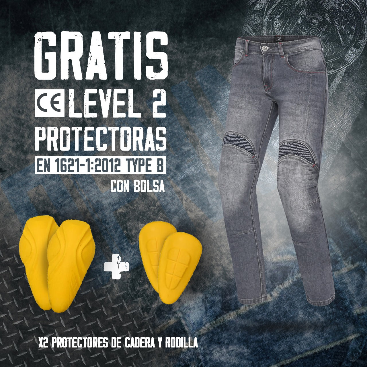 BELA - Pantalón CE Jeans Boston Denim Gris Oscuro - PANTALON