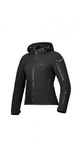 IXON BURNING Mujer Textil Motocicleta Chaqueta Negro