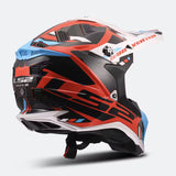 LS2 MX700 SUBVERTER STOMP CASCO DE MOTO BLANCO AZUL ROJO