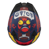 AXXIS CASCO FENIX ANGRY FACE C5 AZUL/NARANJA MATE