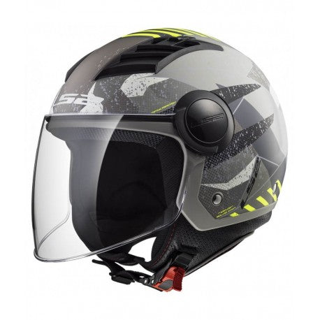 LS2 OF562 AIRFLOW CAMO MATT TITANIUM YELLOW - SECURTEX MOTOR S.L (t/a MaximoMoto)