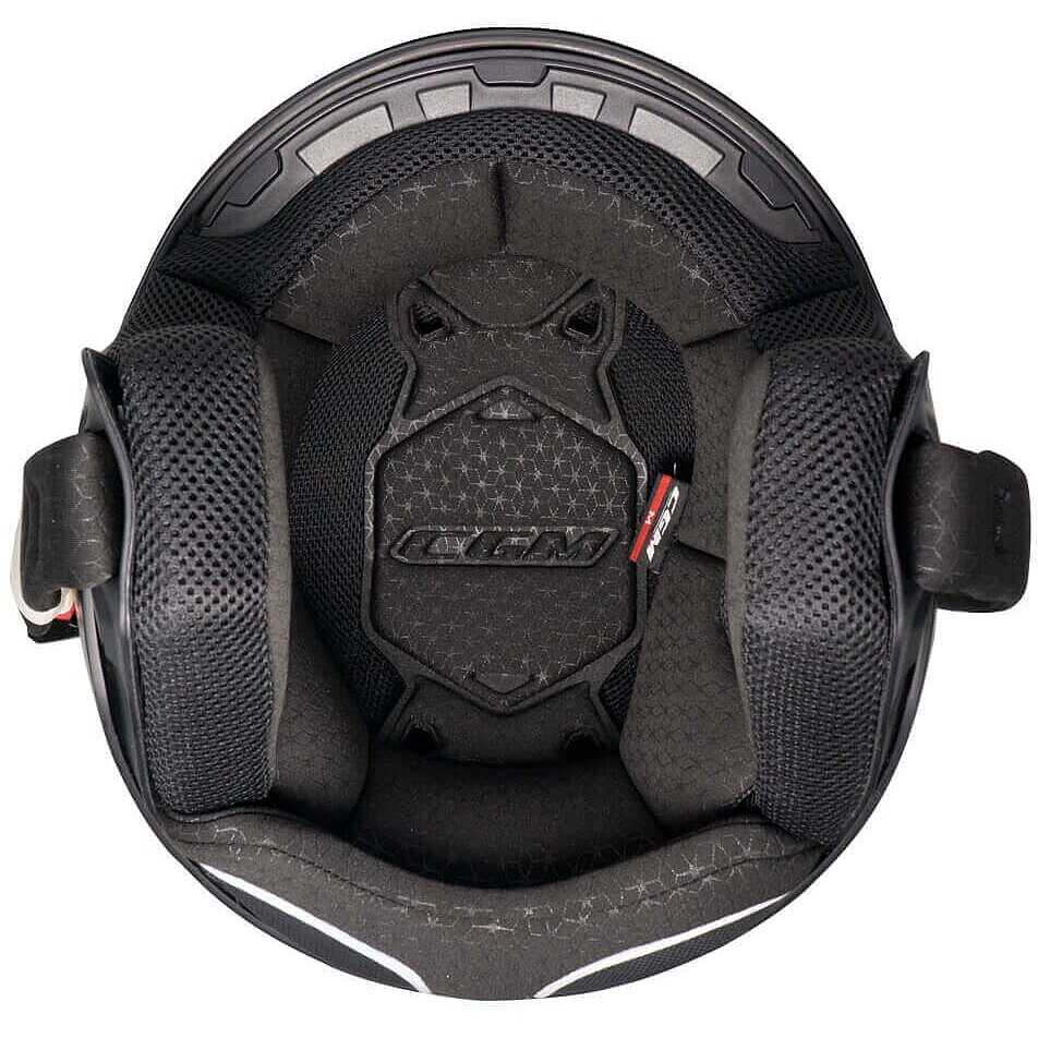 CGM 167D FLO SPORT Jet Casco De Moto Azul Blanco Rojo
