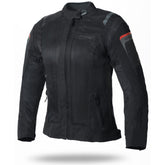SEVENTY DEGREES SD-JT58 CHAQUETA DE MOTO VERANO TOURING MUJER NEGRO