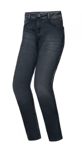 IXON DANY MUJER PANTALONES MOTO JEANS NOIR DÉLAVÉ