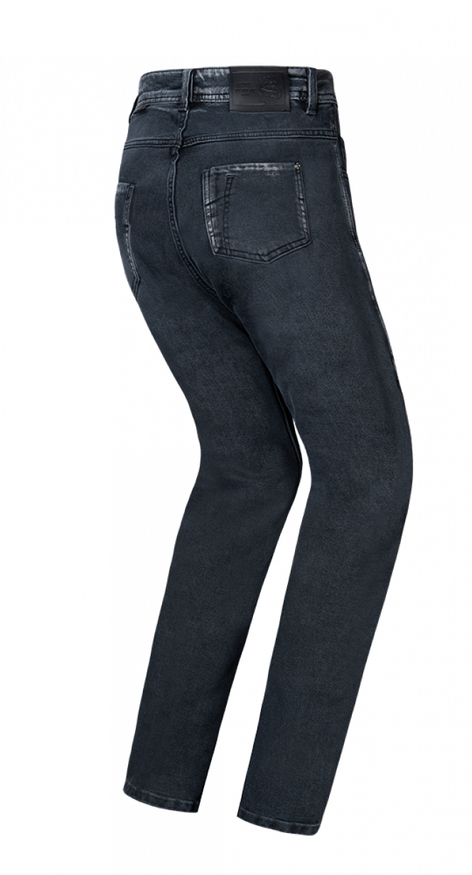IXON DANY MUJER PANTALONES MOTO JEANS NOIR DÉLAVÉ