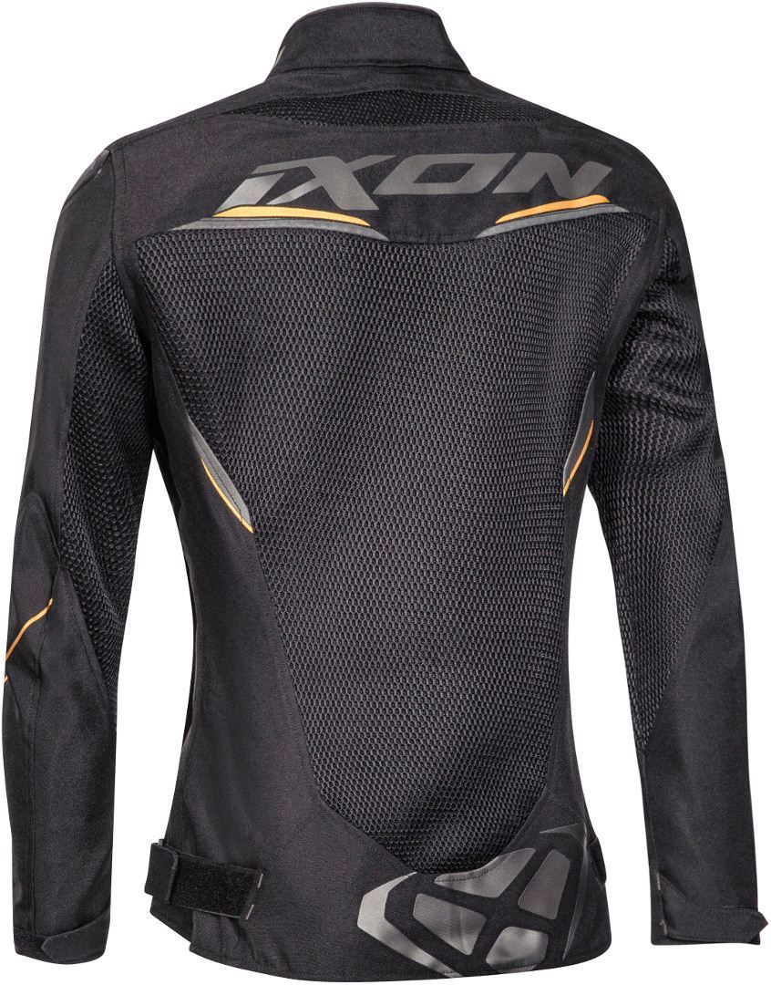 IXON DRACO LADY Verano Moto Textil Chaqueta Negro Oro