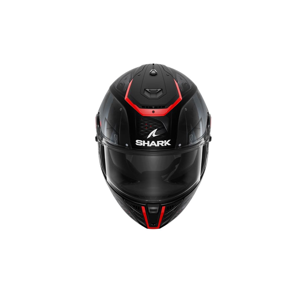 SHARK SPARTAN RS STINGREY Casco Negro Antracita Rojo