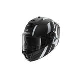 SHARK SPARTAN RS CARBON SHAWN NEGRO CARBÓN MATE PLATA