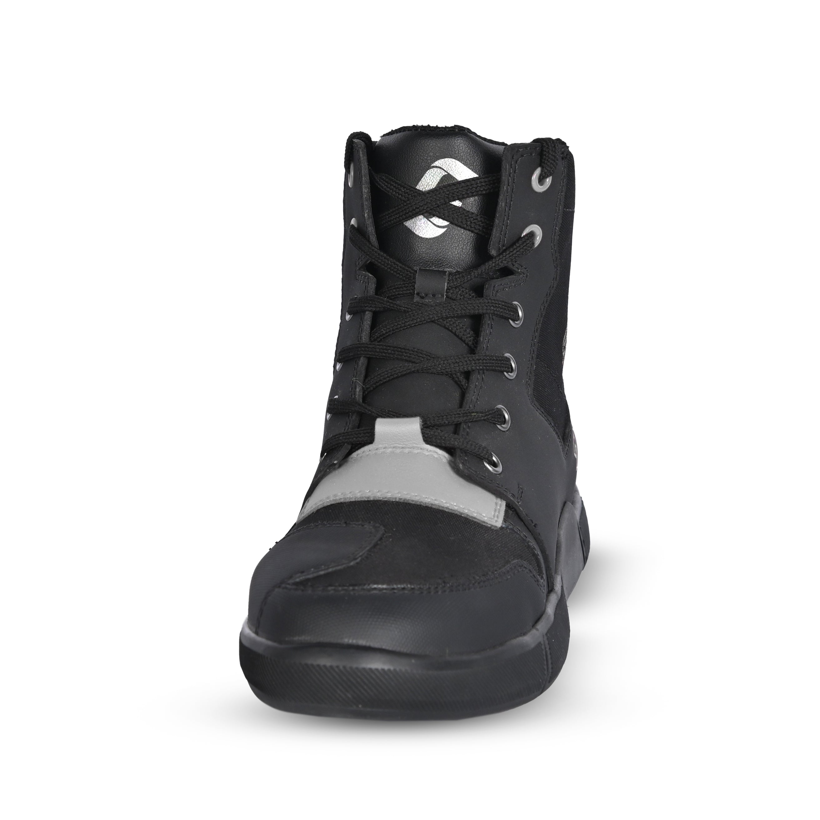 SHUA Oddin Bota Urbana para Hombre Negro Gris-BOTAS-Maximo Moto