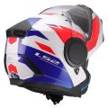 LS2 FF902 SCOPE II DURIA CASCO DE MOTO BLANCO AZUL ROJO