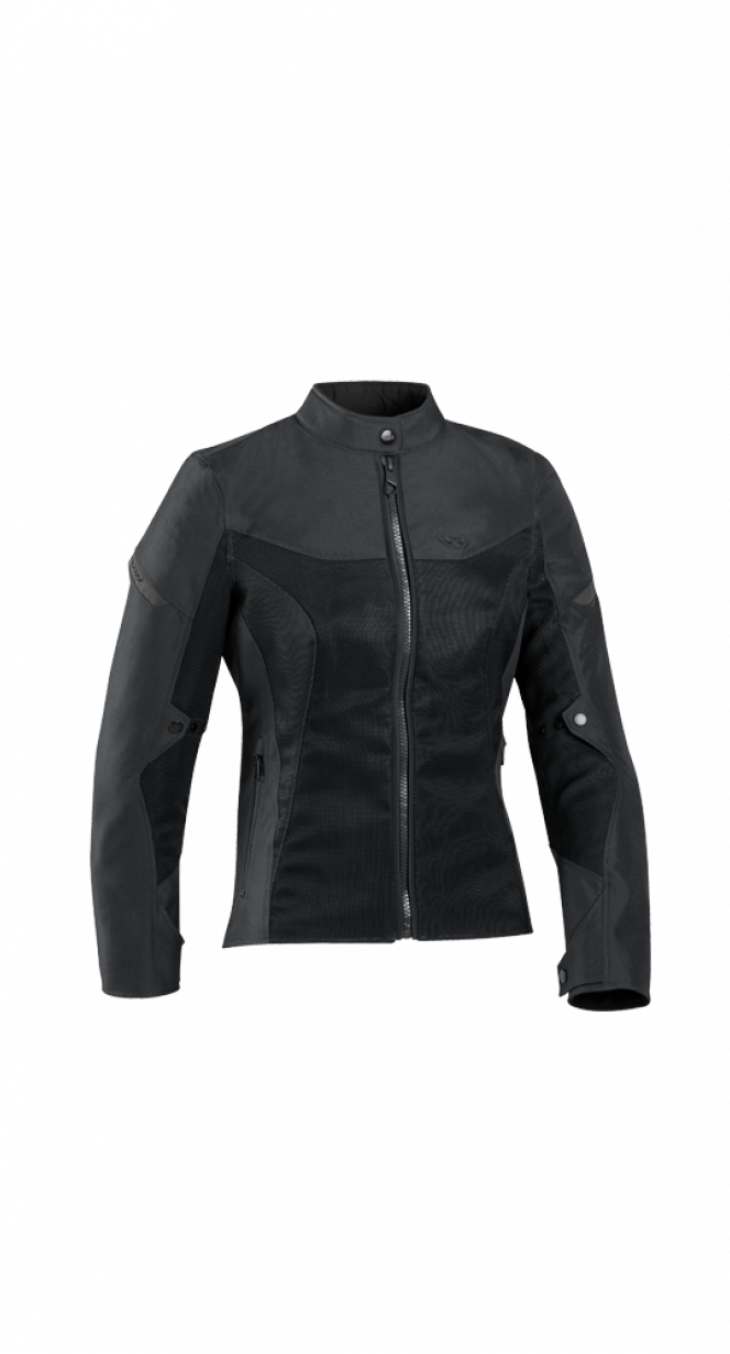 IXON FRESH C LADY LS Moto Textil Chaqueta Negra