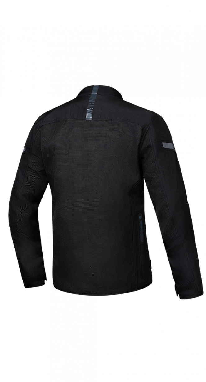 IXON FRESH SLIM Hombre Moto Textil Chaqueta Negro