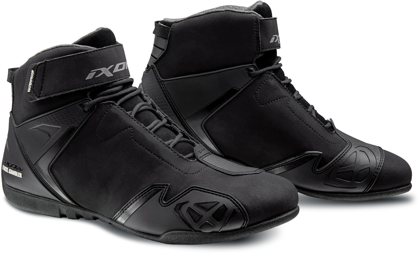 IXON GAMBLER WP HOMBRE BOTAS MOTO NEGRAS
