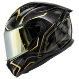 GIVI 508 MYSTICAL Moto Casco Integral Negro Bronce Oro