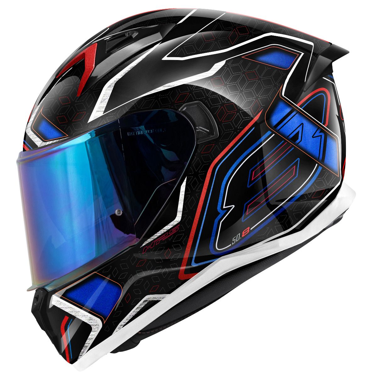GIVI -CASCO FULL 508/MYSTICAL NEGRO/ROJO-AZUL.METAL - SECURTEX MOTOR S.L (t/a MaximoMoto)