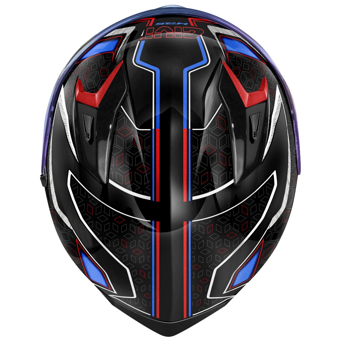 GIVI -CASCO FULL 508/MYSTICAL NEGRO/ROJO-AZUL.METAL - SECURTEX MOTOR S.L (t/a MaximoMoto)